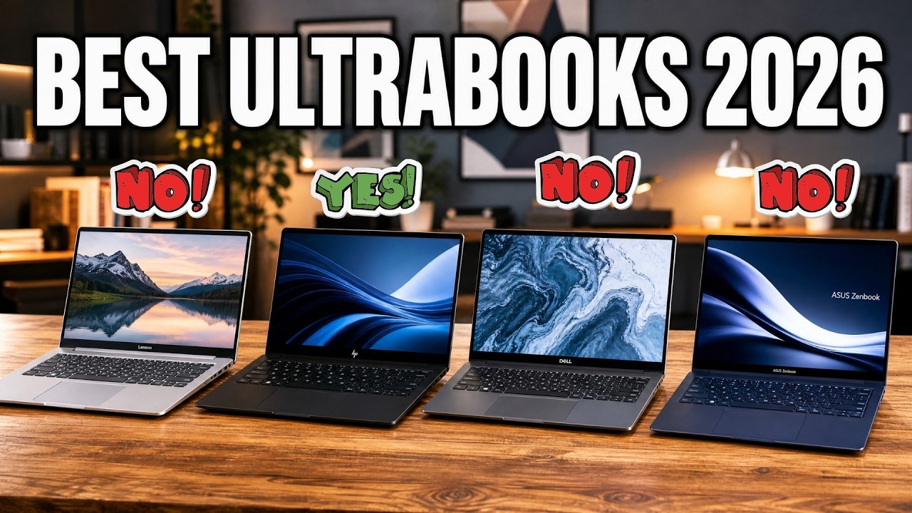 ✅ 9 Best Ultrabooks 2026 Under Every Budget (Cheap to Premium)