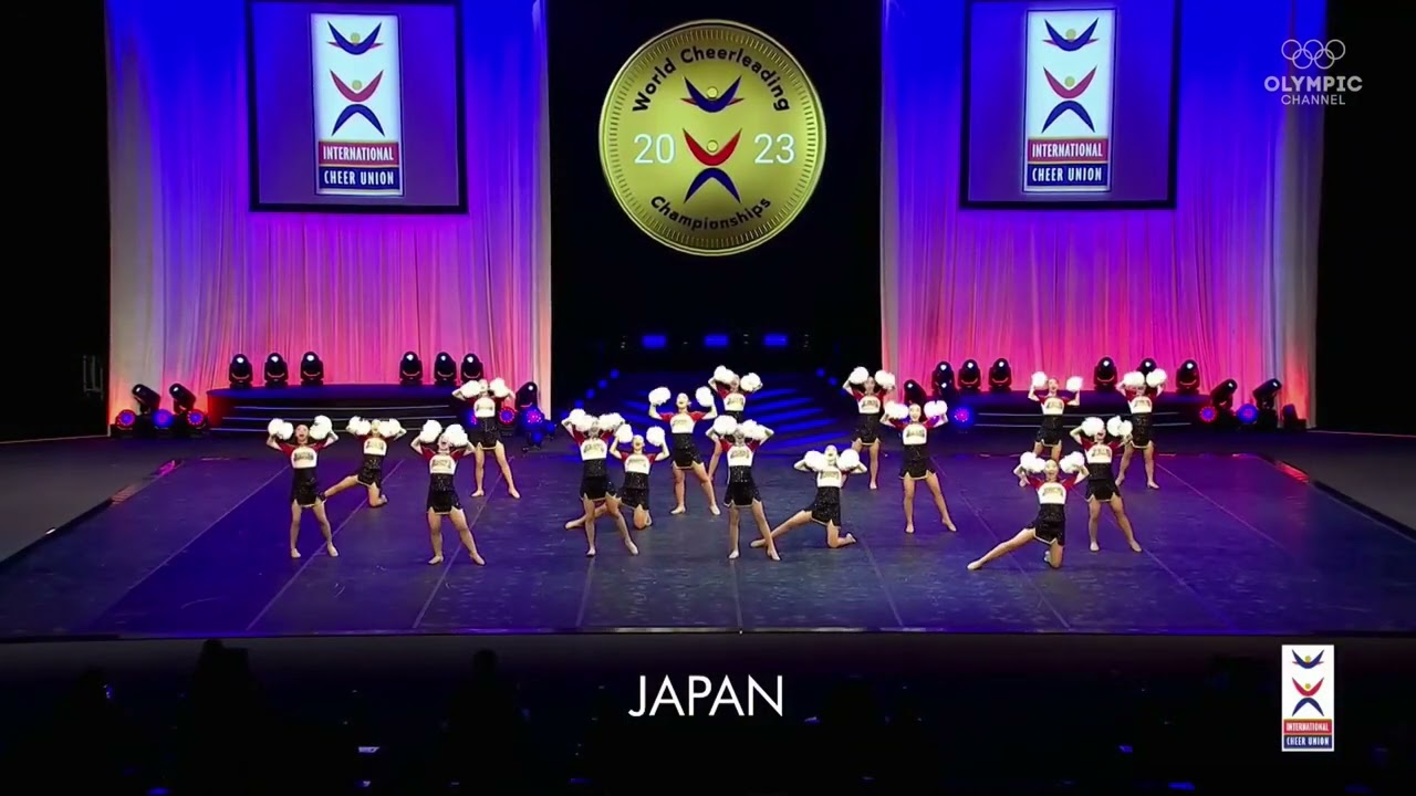 2023 ICU Worlds Youth Pom  - Team Japan
