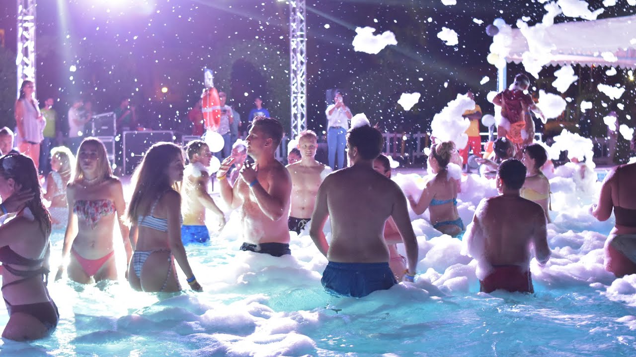 Foam Party Night At Jasmine Palace Resort Hurghada