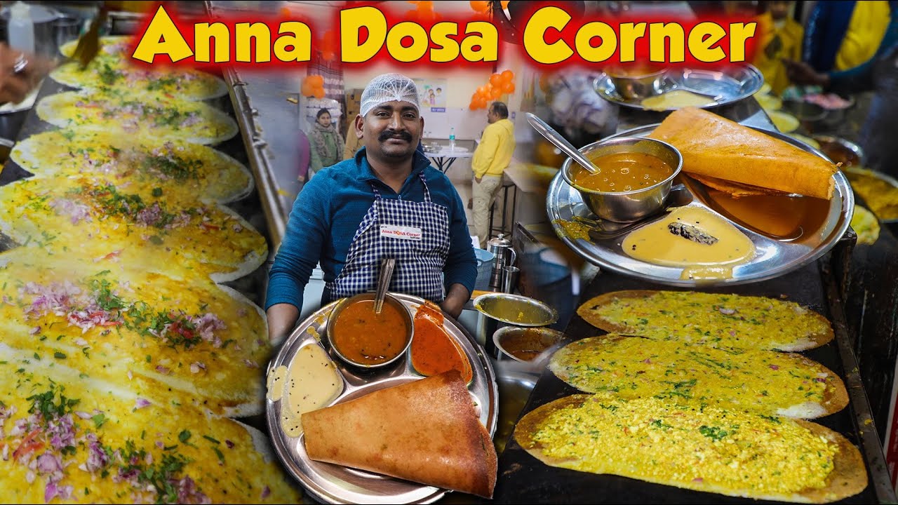 Gurgaon's South Indian Raja | Anna Dosa Corner | South Indian Food