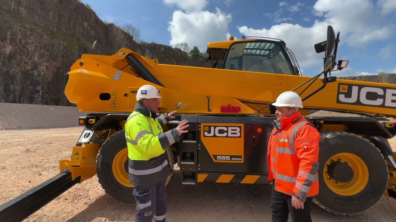 JCB's new rotating telehandler range walkaround with product expert Jonathan Smith
