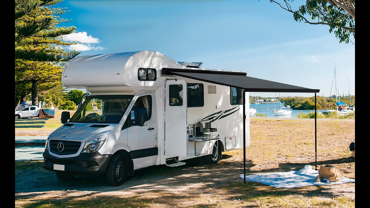 RV Solar Awning with CIGS Tech | Flexible Solar Awning for Off-Grid Power