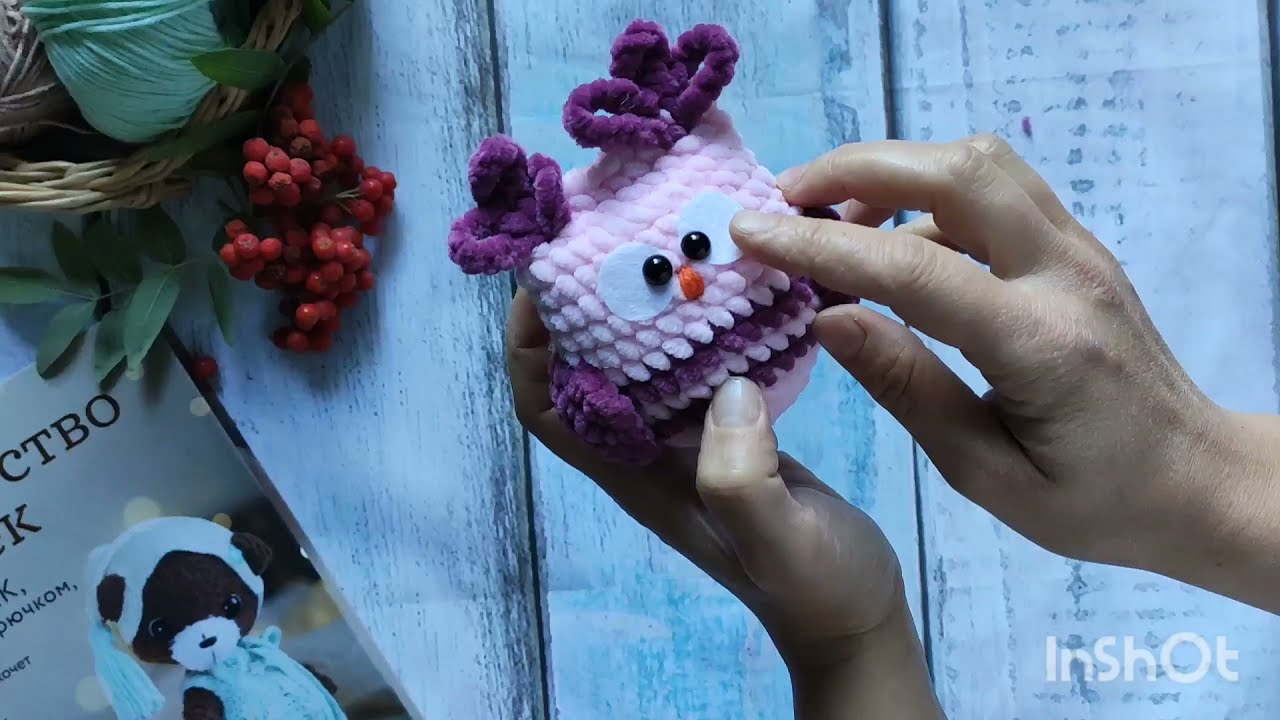 Мастер - класс  совушка крючком