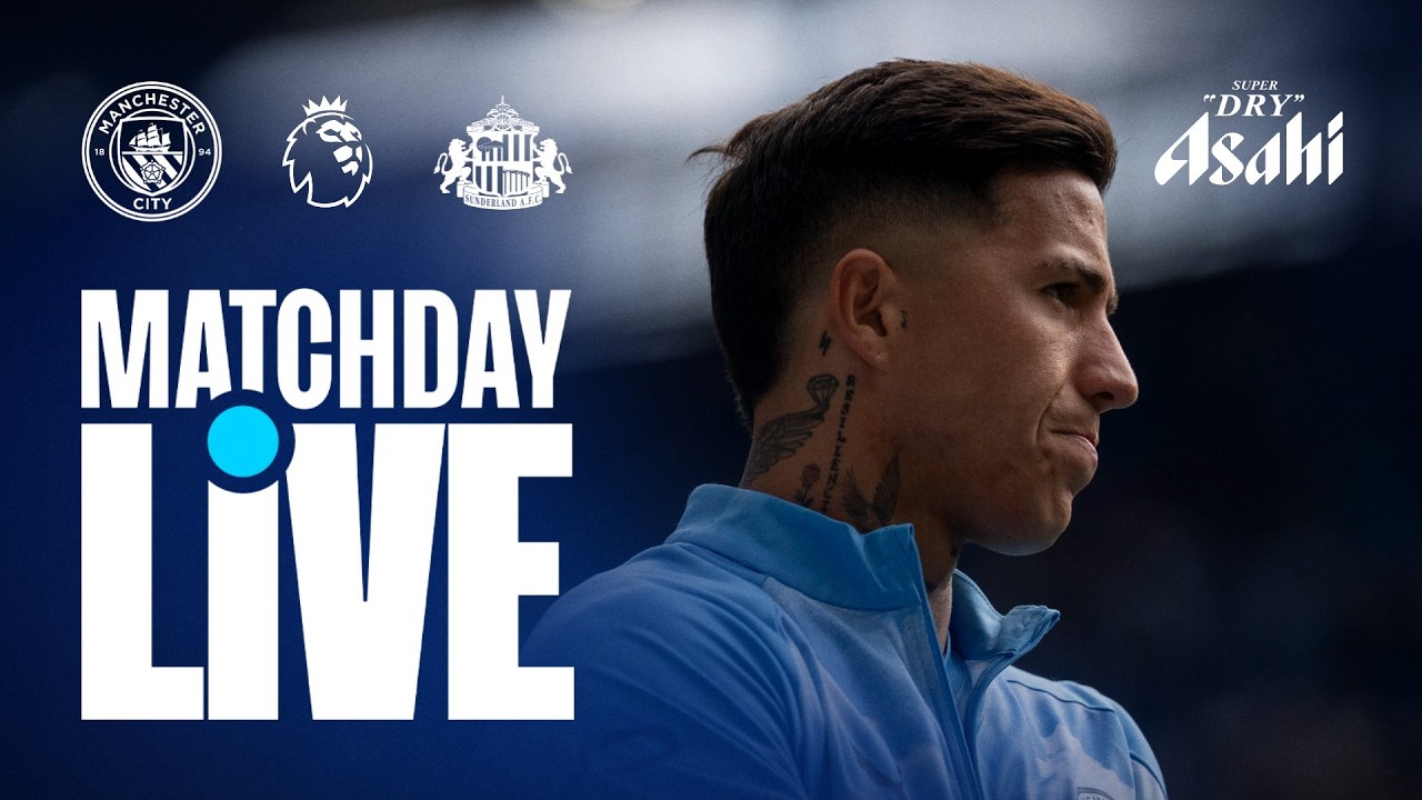 MatchDay Live! | ENZO SCORES HIS FIRST CITY GOAL! Man City 1-1 Sunderland | Premier League