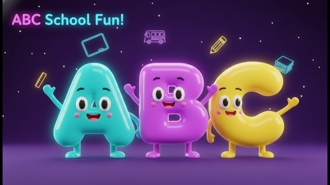 Alphabet School | ABC School Song  Back to School | Learn alphabet, phonics & ABCs