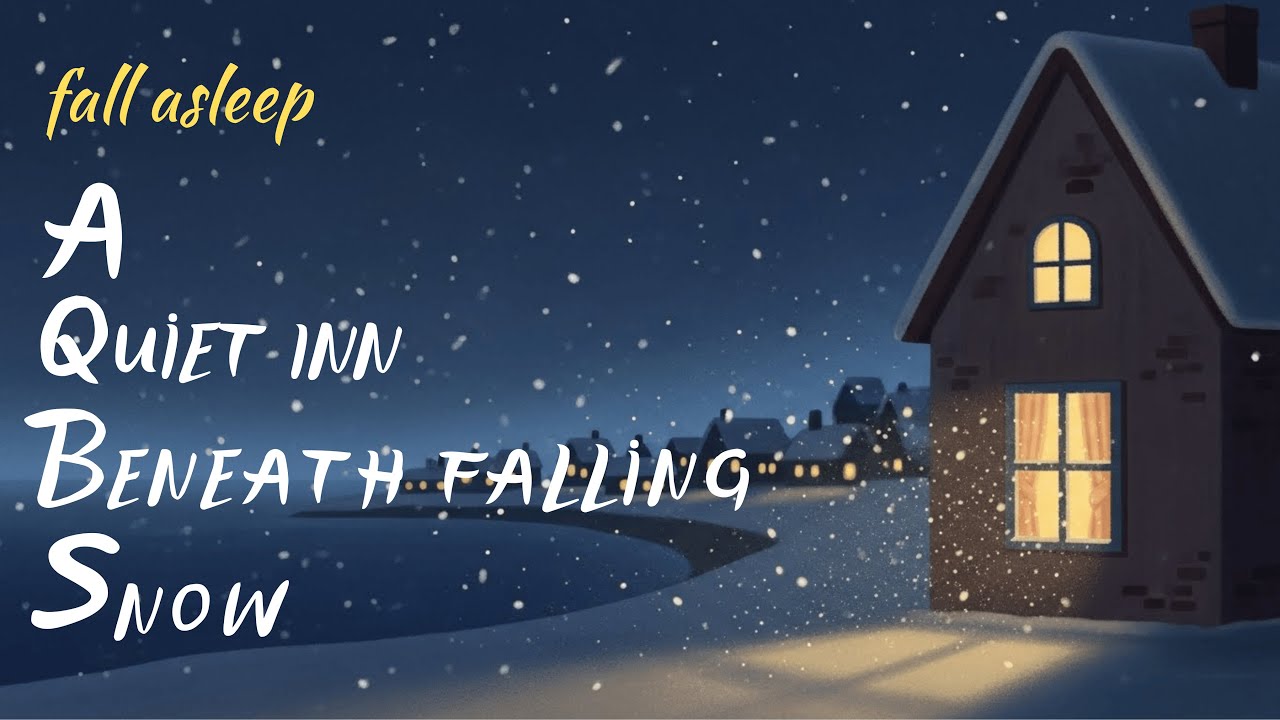 Winter House in Falling Snow | 3 Hour Restful Sleep Story