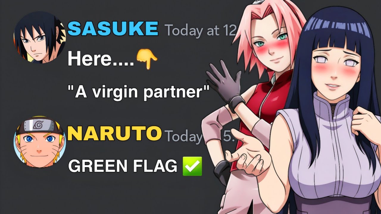 If Naruto characters play Red Flag or Green Flag | Naruto discord server