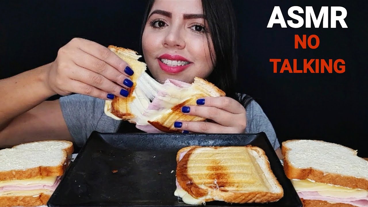 ASMR COMIDA - MISTO QUENTE (MUKBANG) SONS DE MASTIGAÇÃO