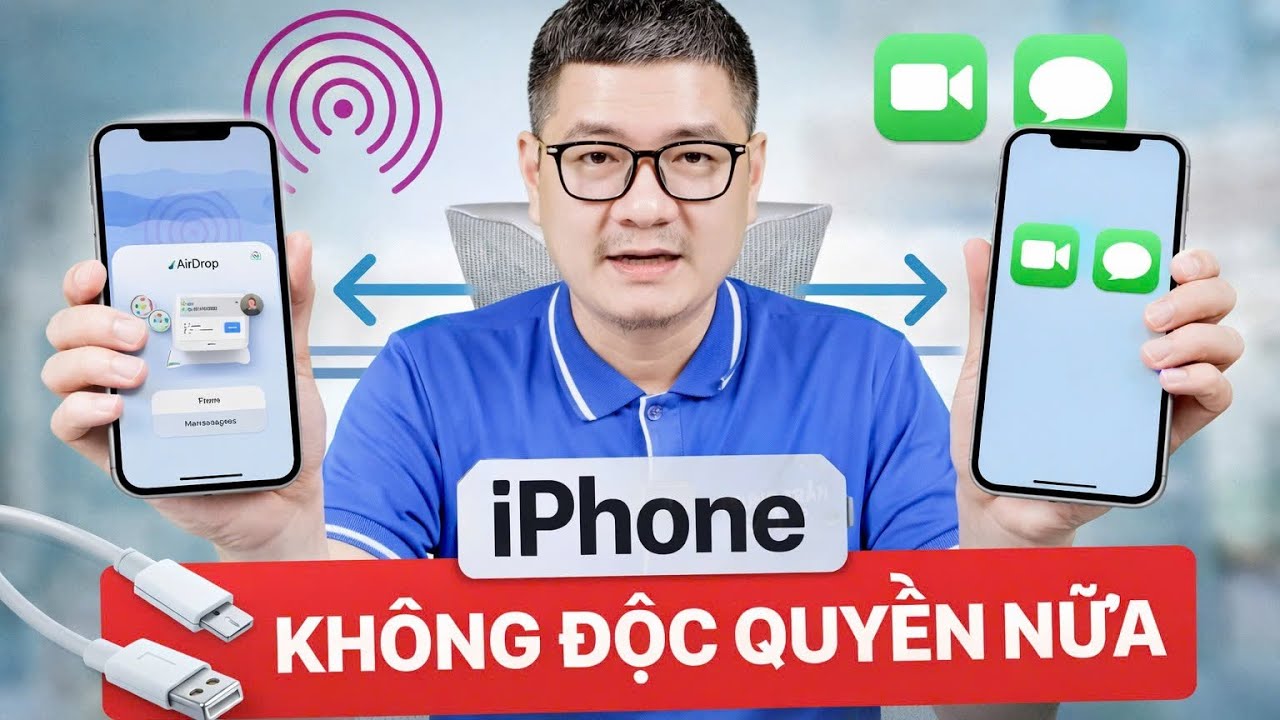 iPhone KH&Ocirc;NG C&Ograve;N ĐỘC QUYỀN những t&iacute;nh năng n&agrave;y nữa rồi!