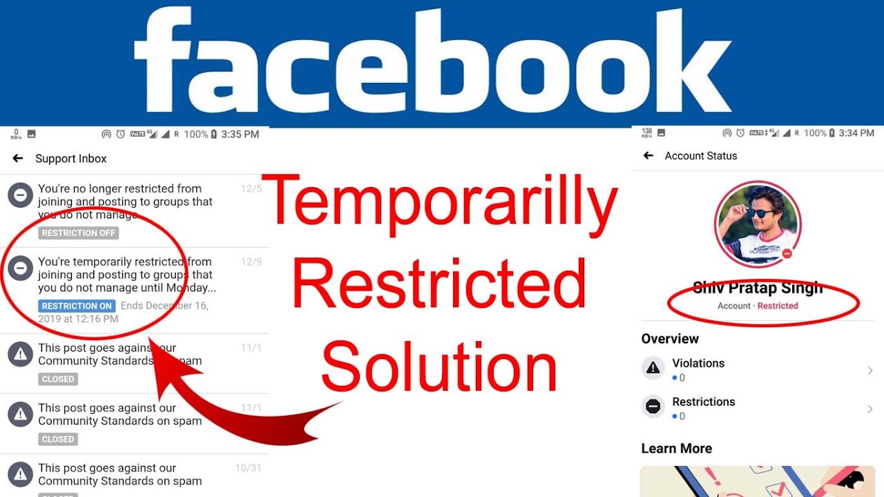 Facebook Restricted on my Account 😥 | Shivgofficial
