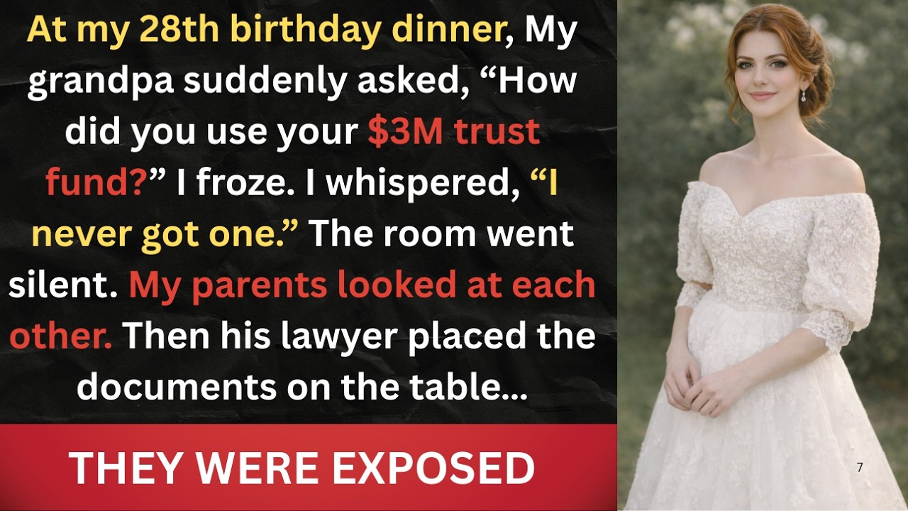 My Grandpa Asked About My $3M Trust Fund… My Parents Went Silent