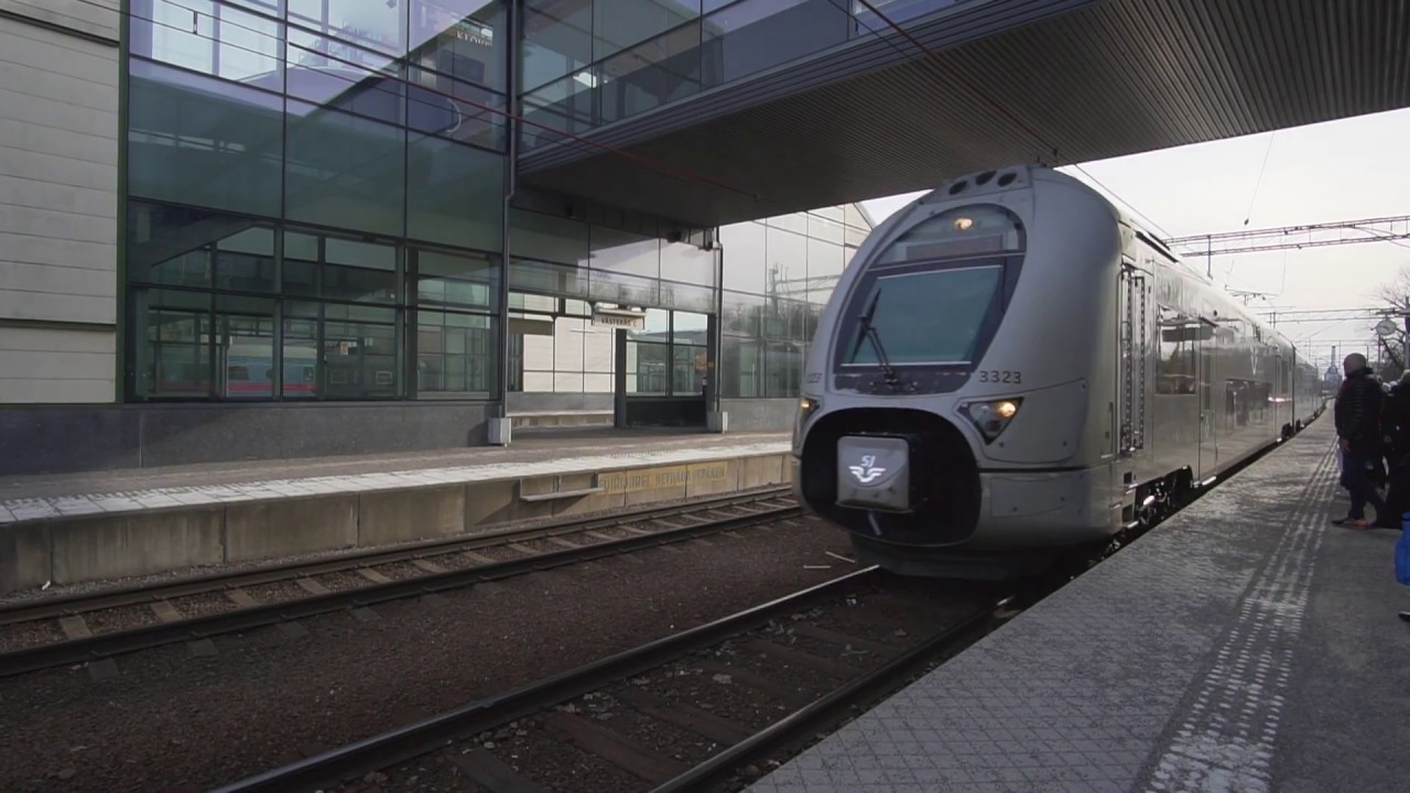 Sweden, 3X train ride from Västerås to Stuvsta