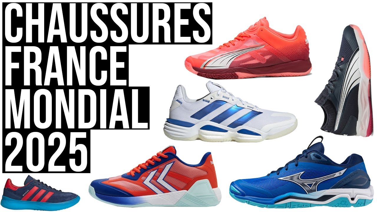 Sélection #Chaussures #Handball #France #2025 #adidas #Puma #Mizuno #Asics #Hummel