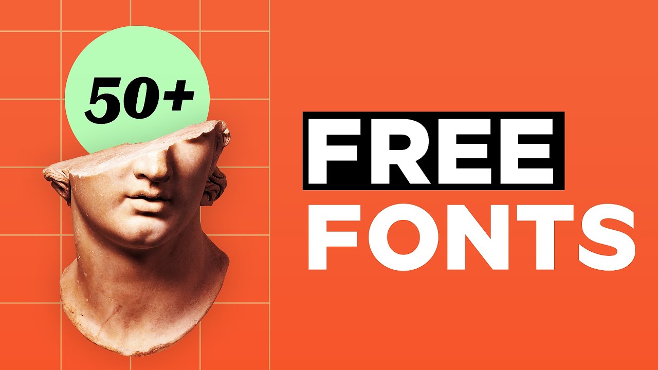 50+ INCREDIBLE FREE Fonts - DOWNLOAD NOW 💸