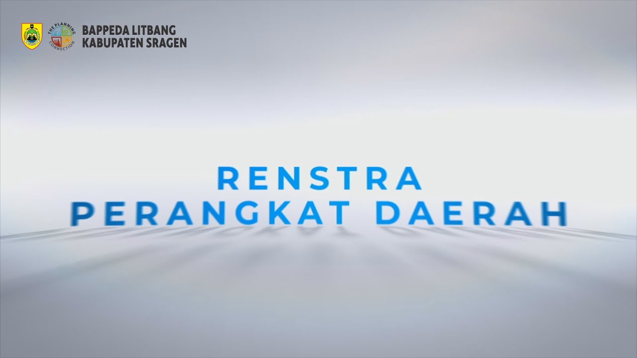 Penyusunan Renstra Perangkat Daerah