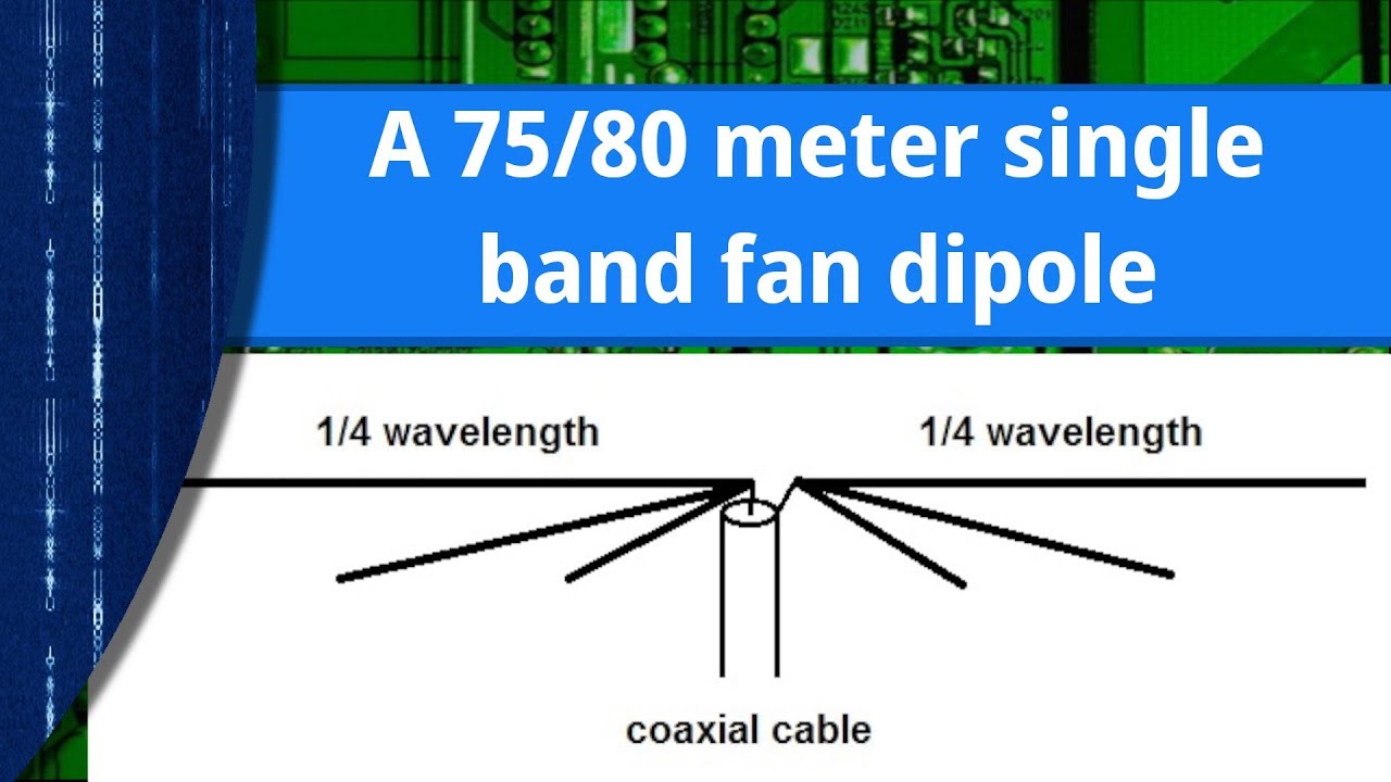 Ham Radio - A 75/80 meter single band fan dipole