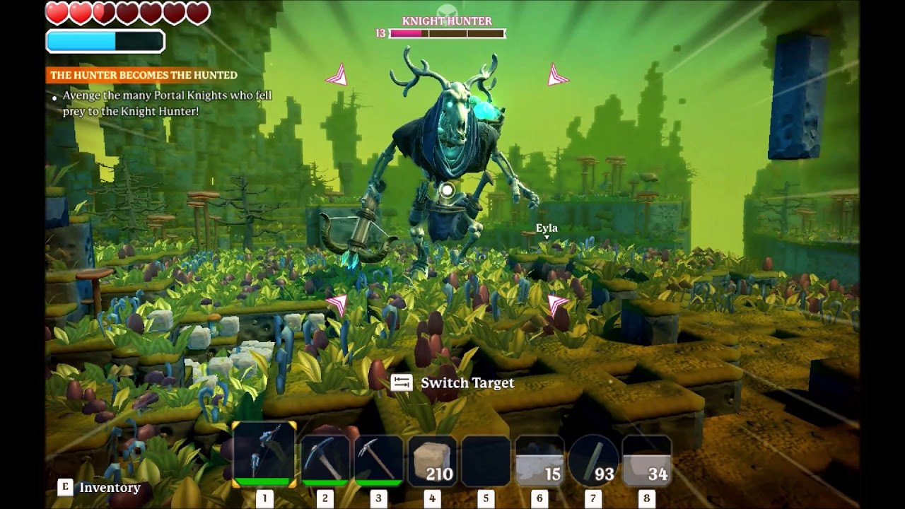 Portal Knights - Knight Hunter Boss Battle and Amulet of Invocation