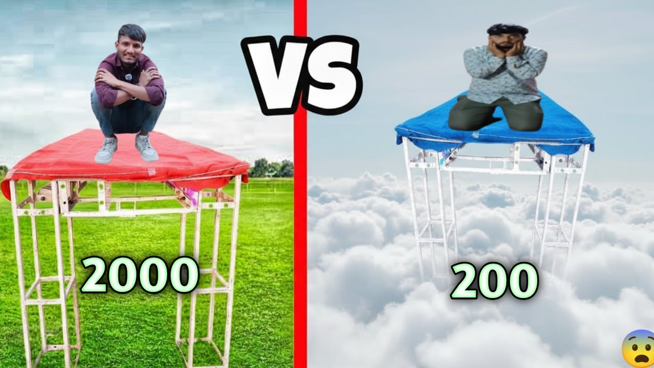 हमने बनाए अलग-अलग Budget के Table Bed! - Overnight Survival Challenge ⛺