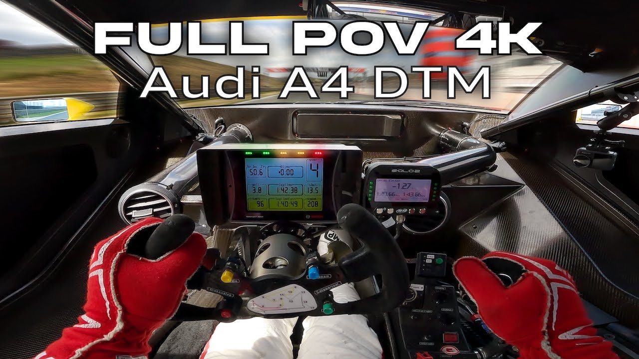 Onboard Audi A4 DTM (R13) 2007 - POV 4K