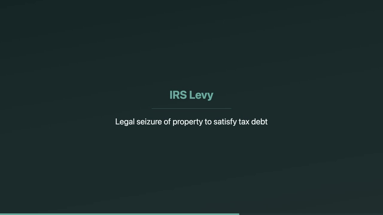 EA Exam Course: IRS Liens vs Levies: When They Attach, What’s Exempt, and Hardship Releases