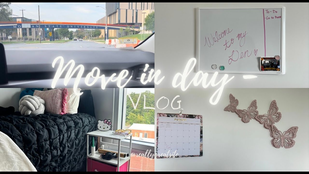 COLLEGE MOVE IN DAY VLOG|| MORGAN STATE