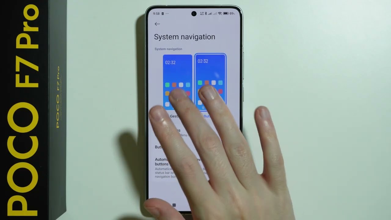 POCO F7 Pro: How to Change System Navigation