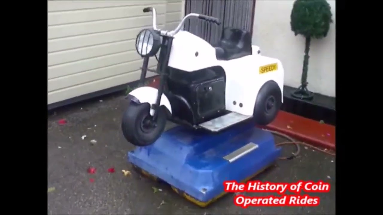 1990s Coin Operated Motorcycle Trike Kiddie Ride
