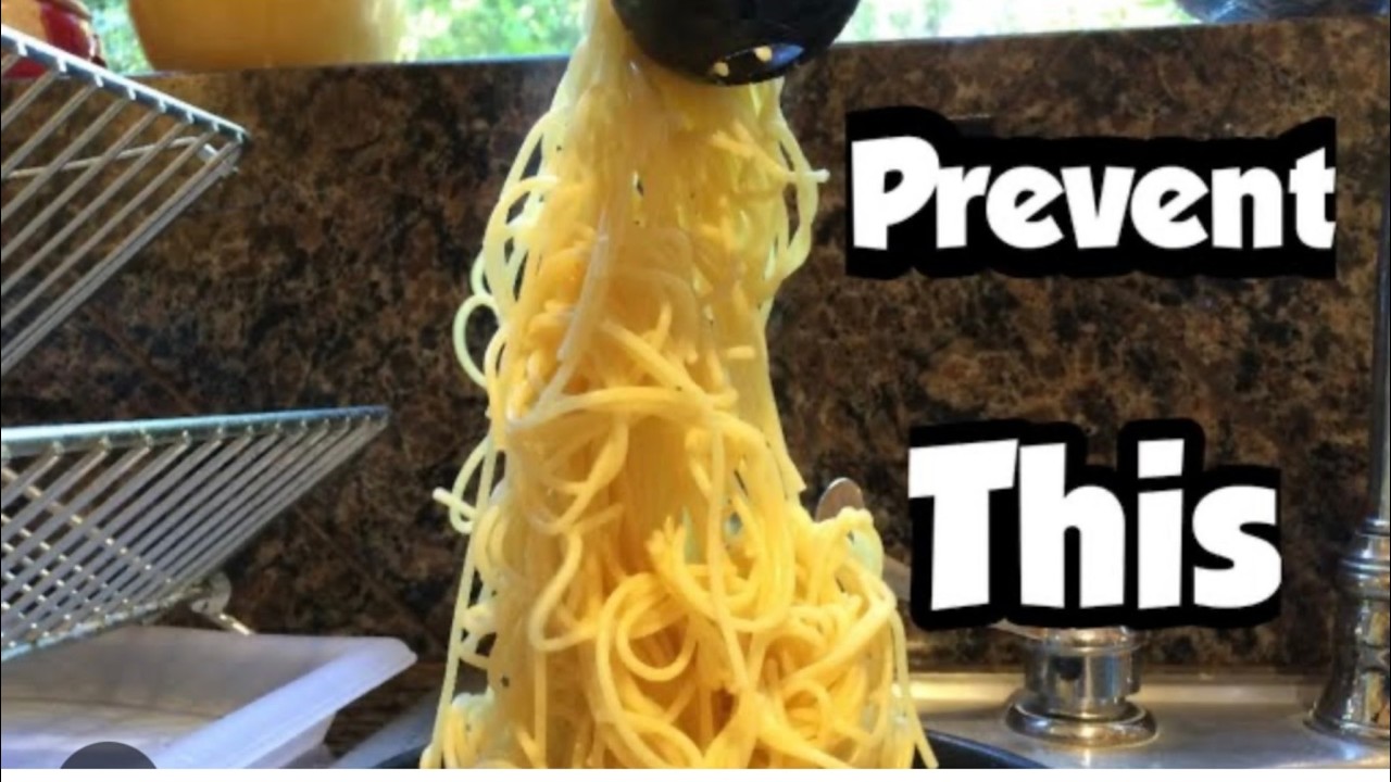 Watch this video now to avoid STICKY spag