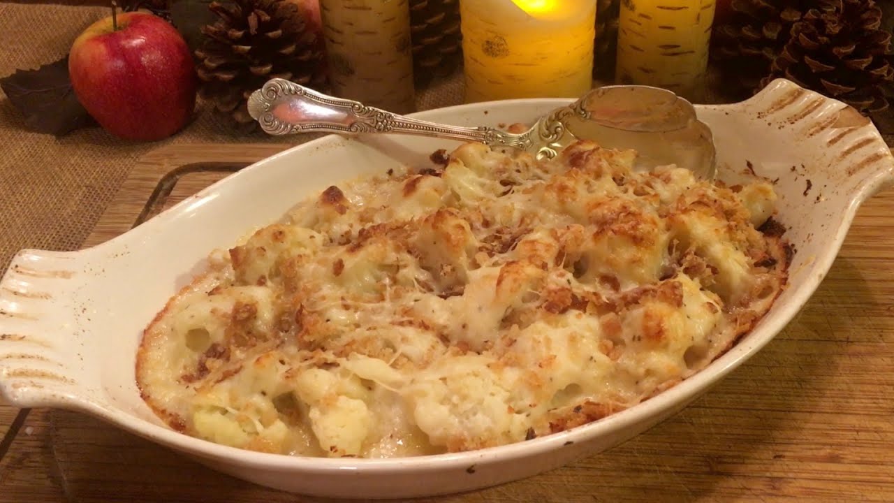 CAULIFLOWER AU GRATIN