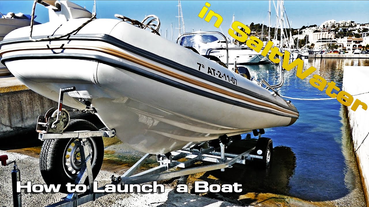 How to Launch a Boat in SaltWater(Zodiac RIB)
