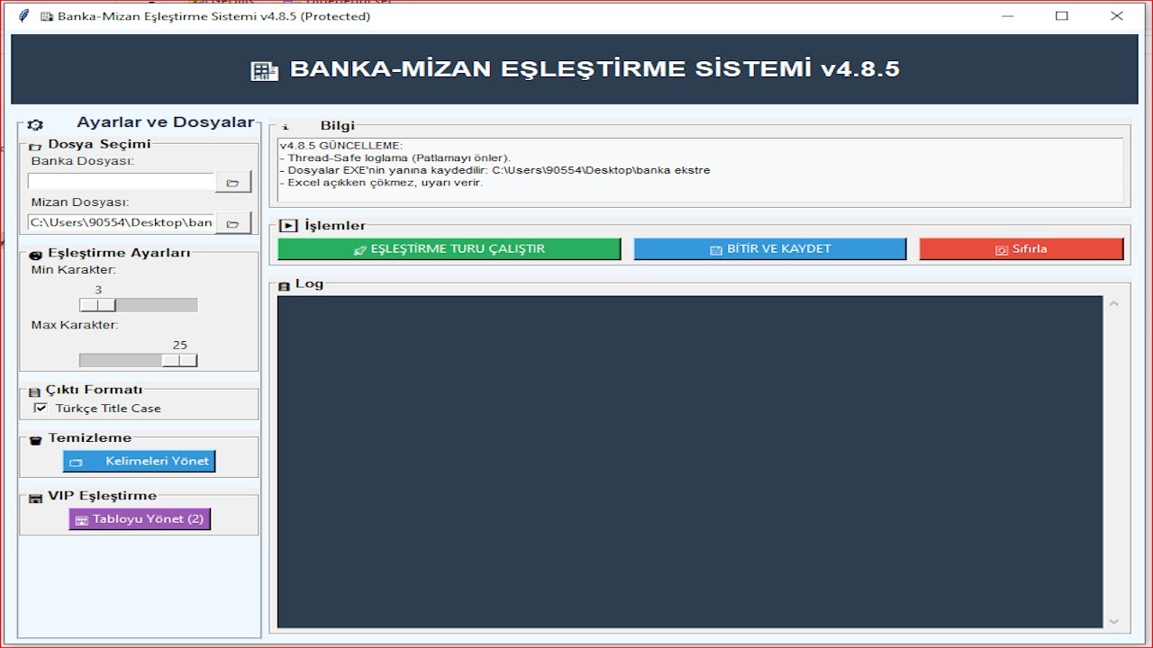 Mizan Ve Banka Ekstresi Eleştirme | Mizan Matik!