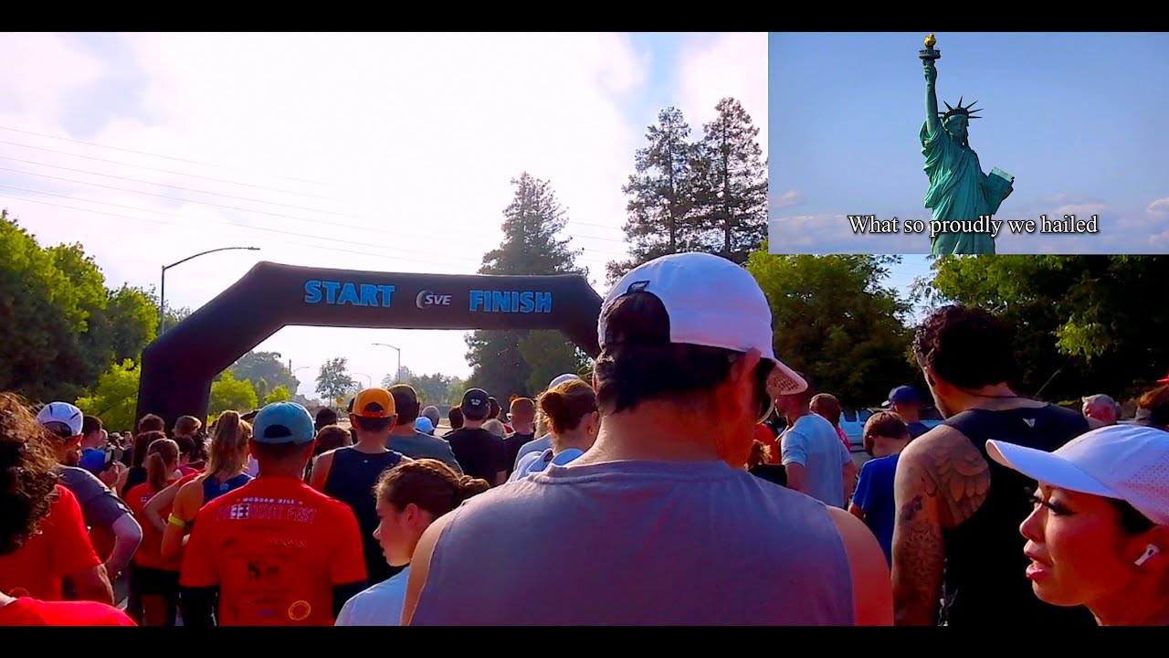 2025 July 4th Morgan Freedom Run 5K in Puma Fast-R Nitro Elite 3