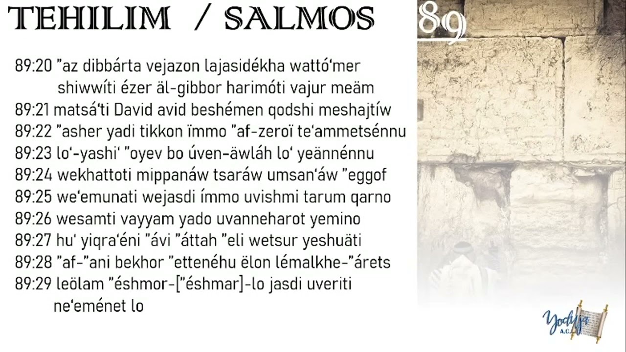 Salmos  Tehilim 89