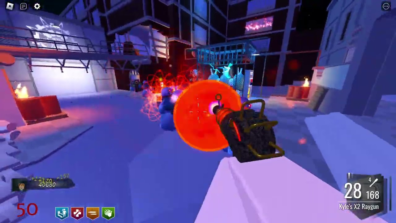 Michael's Zombies Ray Gun on Round 50