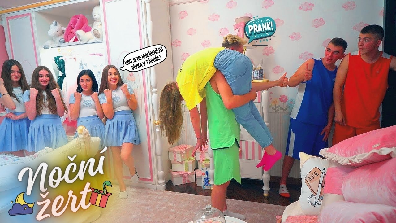 NOČNÍ PRANK 🌙 Kdo vyhraje soutěž „Miss tábora“? Diana a mazaný plán