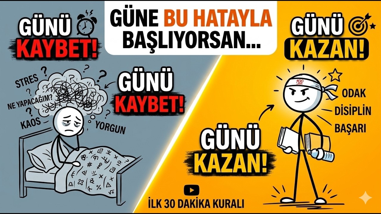 Neden Hep Yorgunsun? (Sabah Rutinini Değiştir, Hayatın Değişsin)