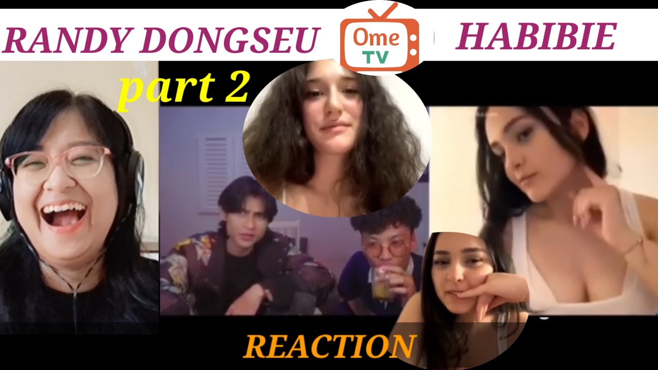 RANDY DONGSEU & HABIBIE - Berhasil Buat Para Bule Tergila gila | OME TV Reaction! part 2