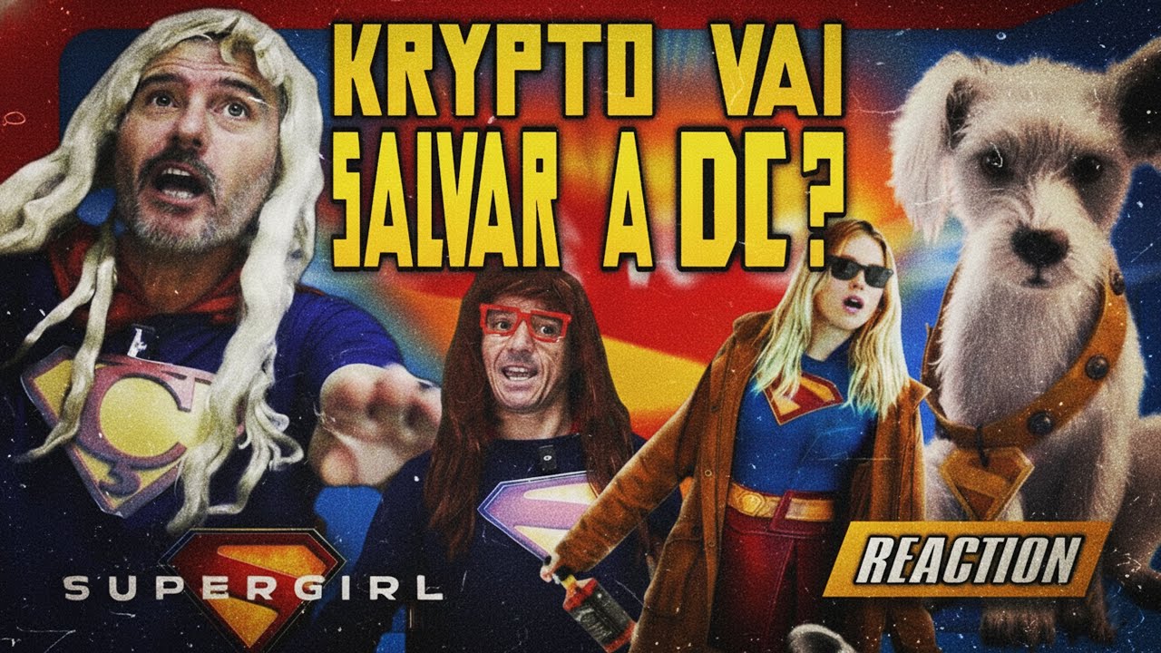 😂 KRYPTO VAI SALVAR A DC? CONFIRA O NOVO TEASER DE SUPERGIRL! #SUPERGIRL #REACTION