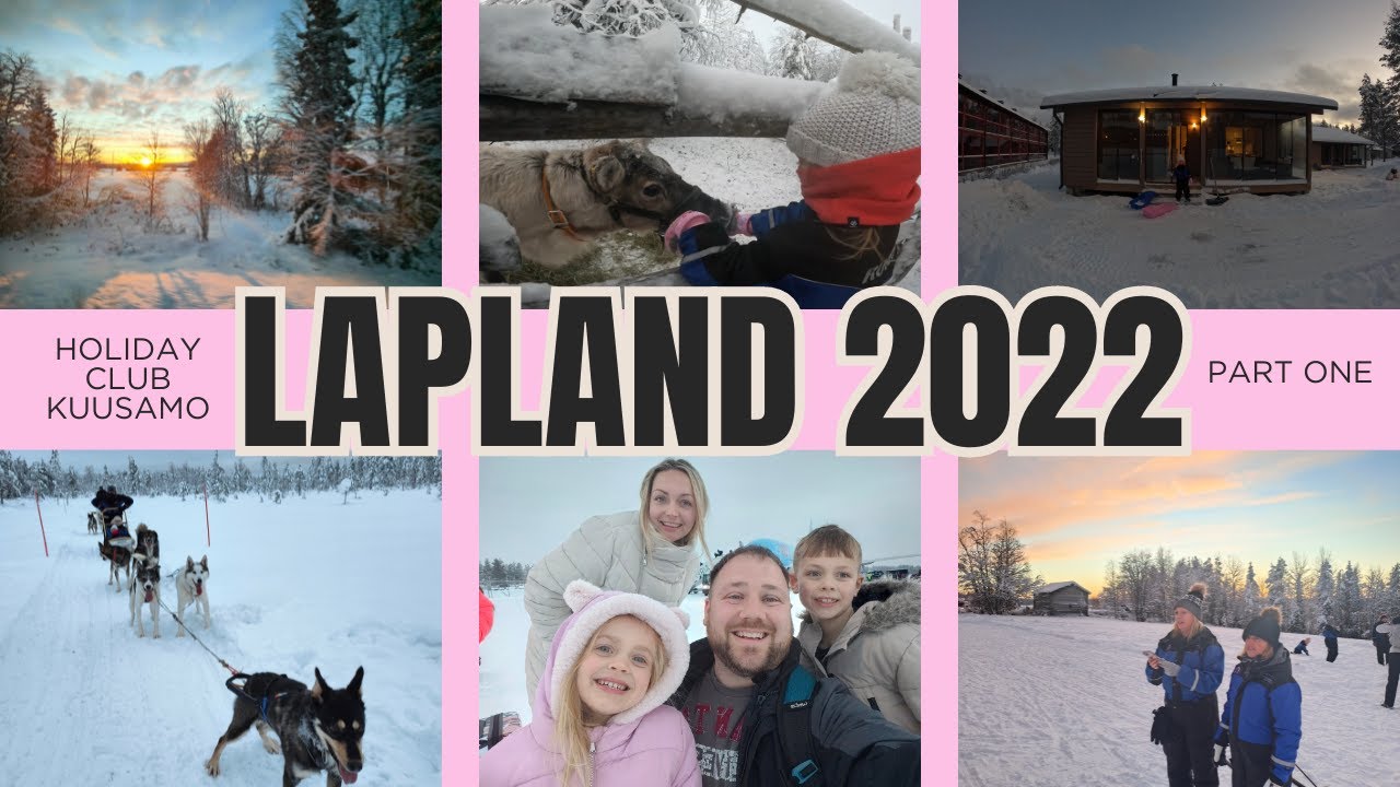 Family Lapland trip staying at Holiday Club Kuusamo. First 2 days - Bungalow Tour, Taster Day Part 1