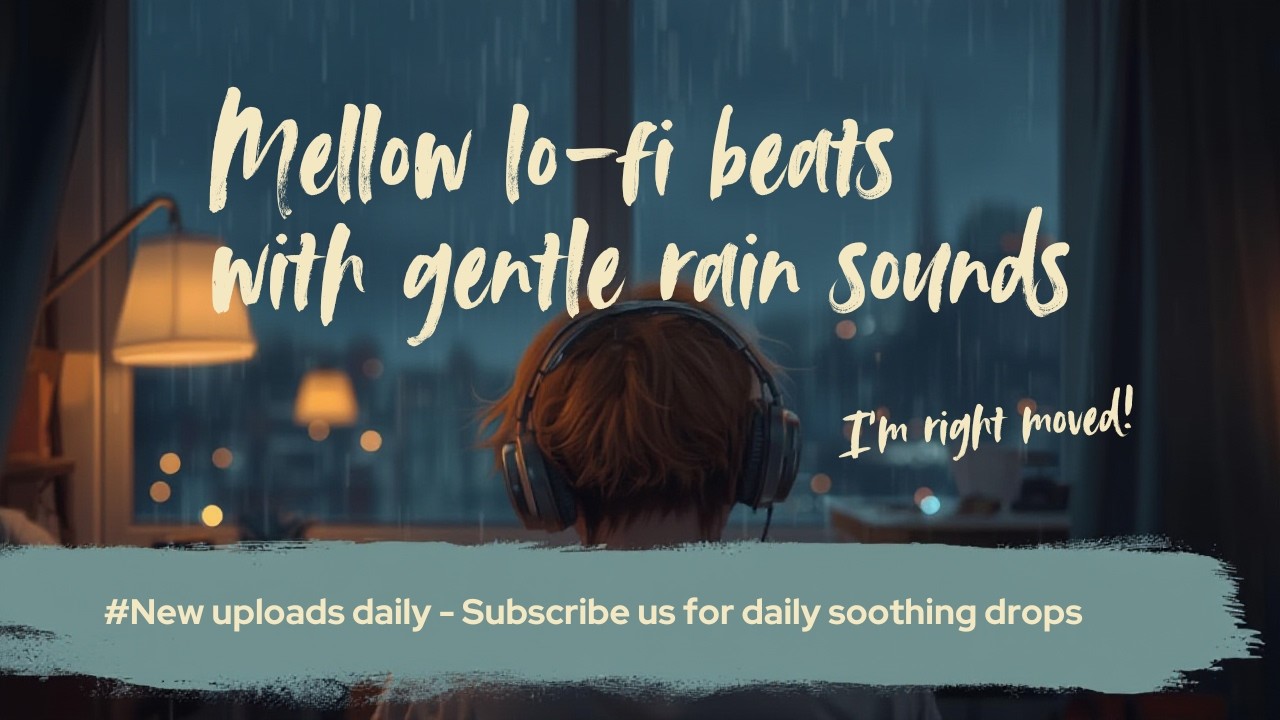 Late Night Lo-Fi Rain 🌧️ | 1 Hour Study & Relax Music | No Ads