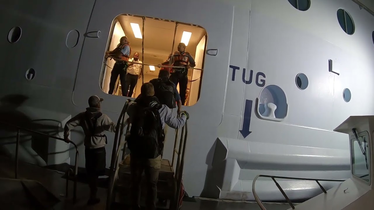 Galveston Pilots boarding Royal Caribbean Allure of the Seas