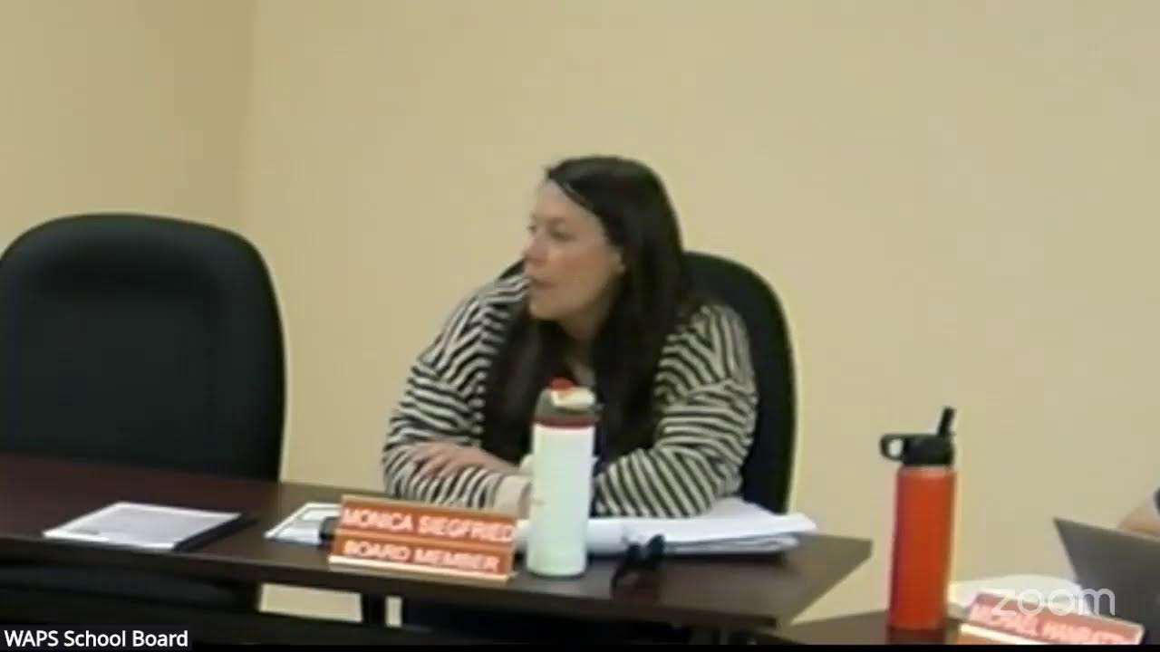 WAPS School Board  Meeting - 2025-08-21