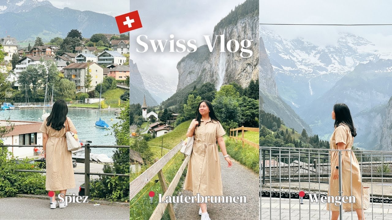 Keliling desa-desa tercantik di swiss 🇨🇭 | LAUTERBRUNNEN, WENGEN, SPIEZ | Travel Vlog