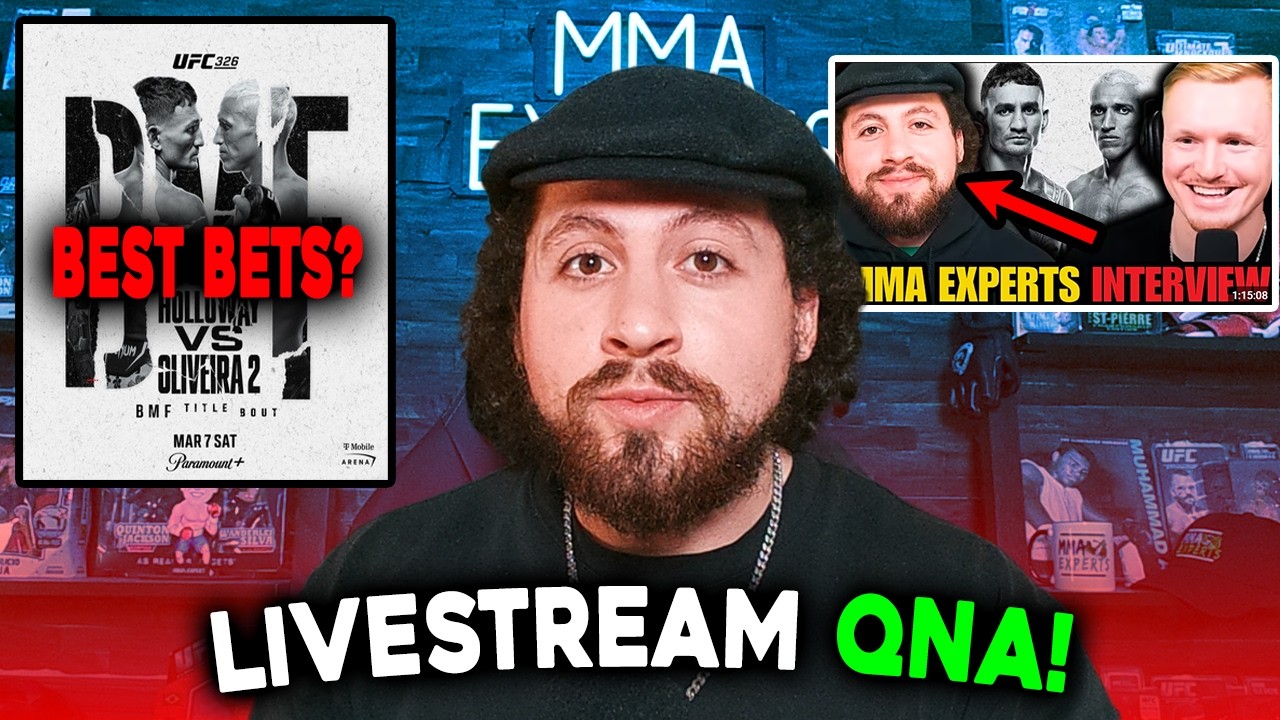UFC 326 BEST BETS! UFC WHITE HOUSE CARD? Fight Society Collab - LIVESTREAM Q&A