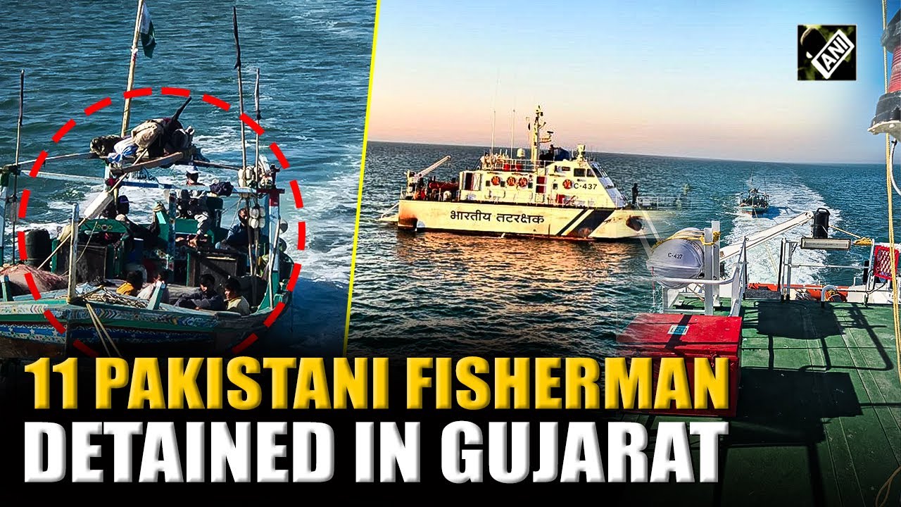 Breaking: illegal entry bid foiled by ICG, 11 Pakistani fisherman nabbed near Jakhau in Gujarat