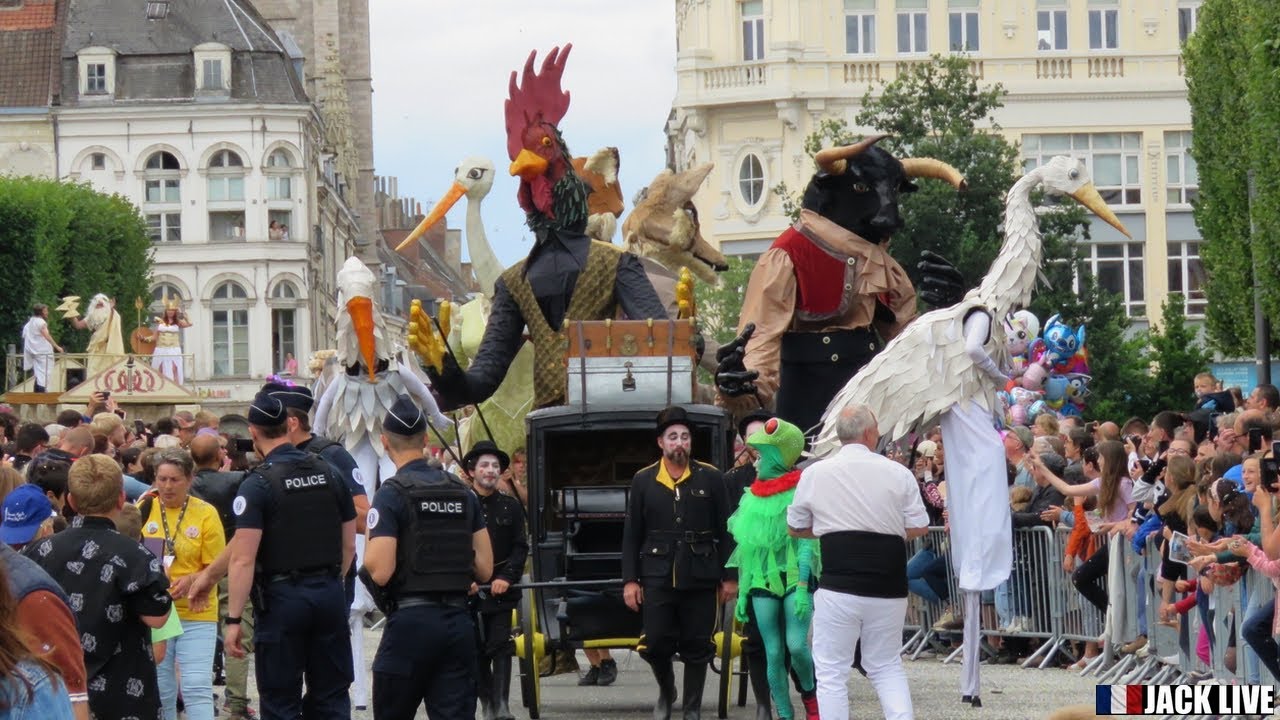 GRAND CORTÈGE DE GAYANT - RIGODON - FÊTES DE GAYANT - #DOUAI - 7 JUILLET  2024 🔴 Jack Live 🔴