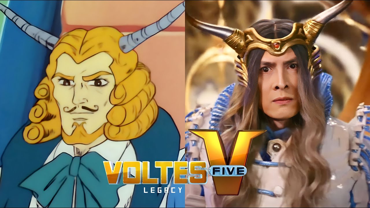 VOLTES V LEGACY CAST: ANIME VS. LIVE ACTION