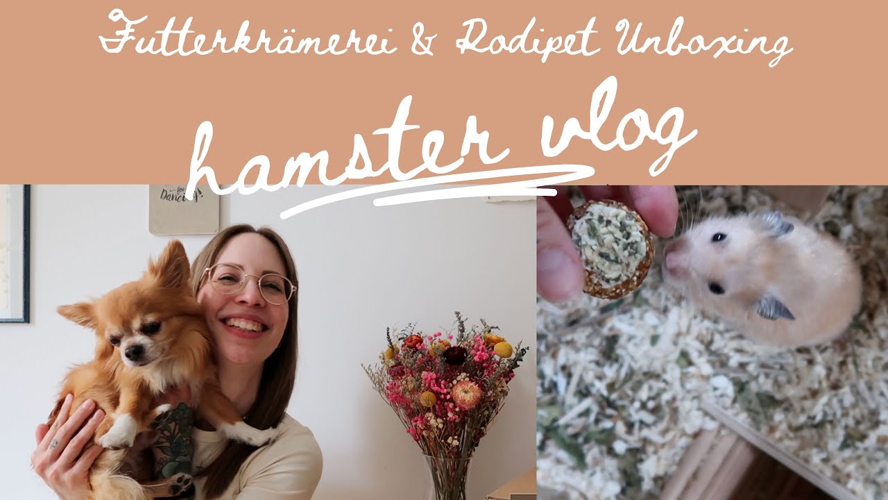 Futterkrämerei und Rodipet - Bestellung und Unboxing | Hamster Vlog