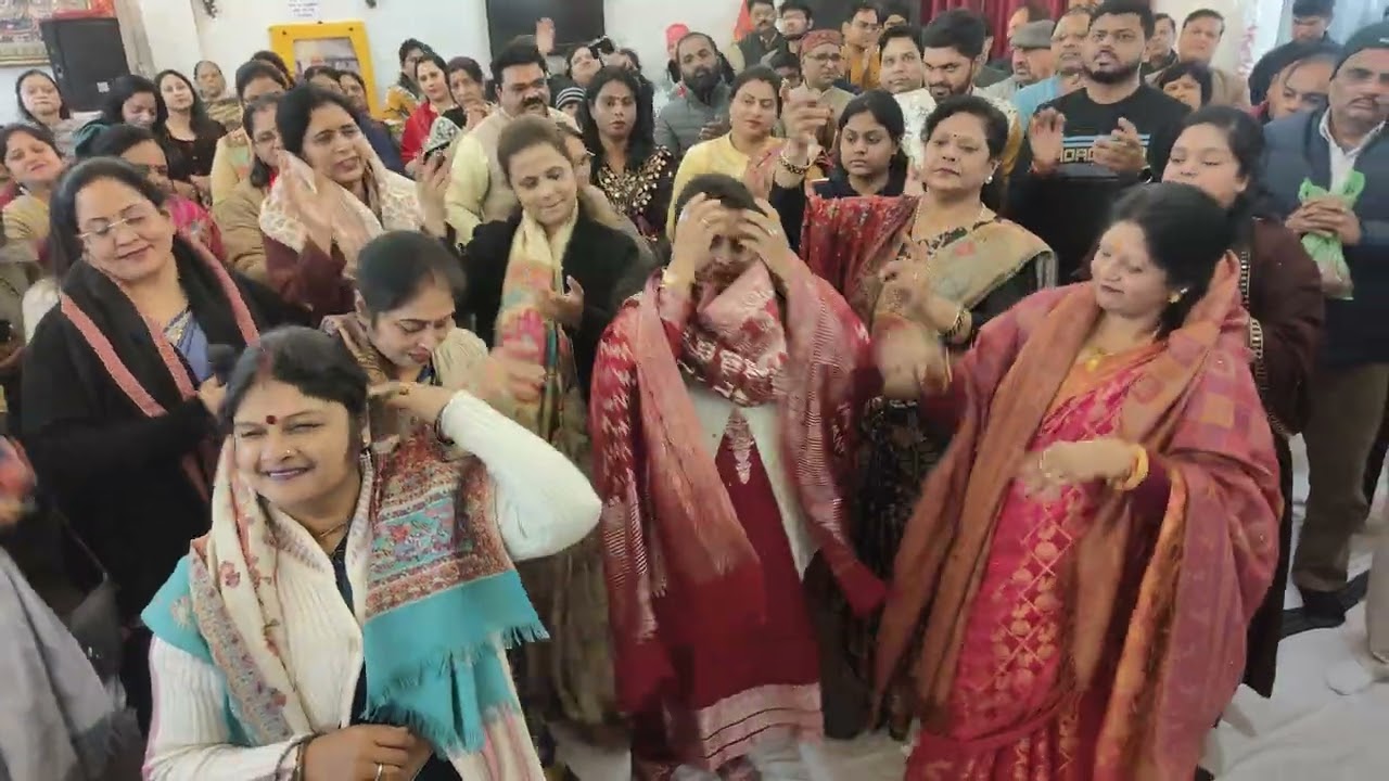 Shri Shyam Shyam rasik parivar dwara 25 December 2025 Bharat Mata Mandir mein sankirtan