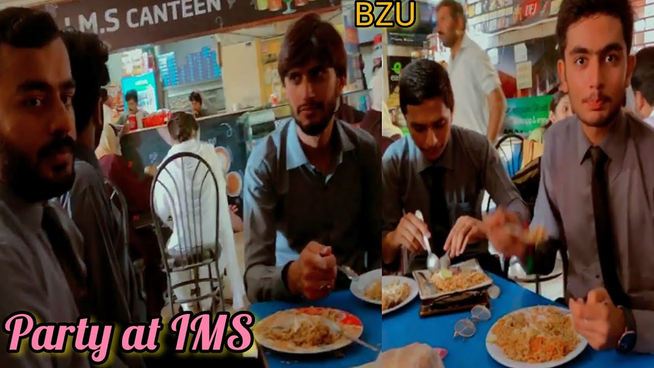 Party 🎉 with friends for celebrating YouTube success at IMS , BZU ! University Vlog ! @qasuvlogs